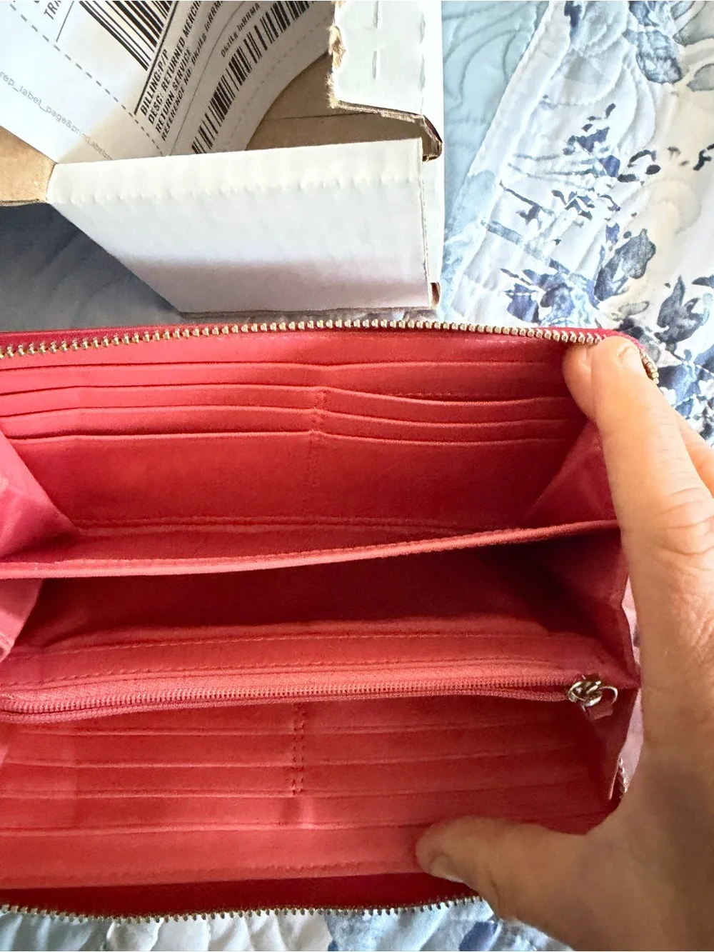 Coach Zippered Wraparound Wallet